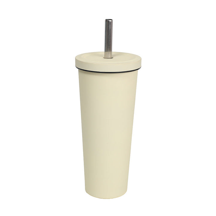 Unisex To-Go drinking mug with strong insulation and stainless steel straw Kalsten