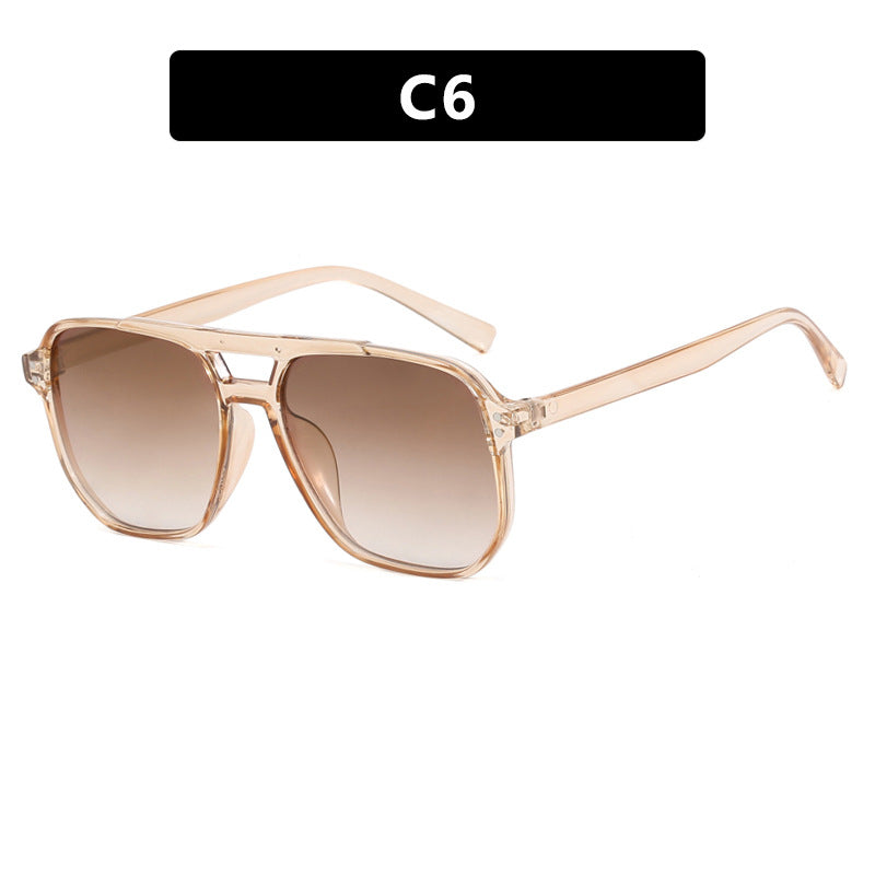 Women's oversized sunglasses with geometric design and UV protection Kalsten