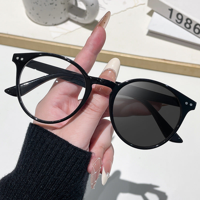 Women Cat-Eye Sunglasses with Transparent Frame Kalsten