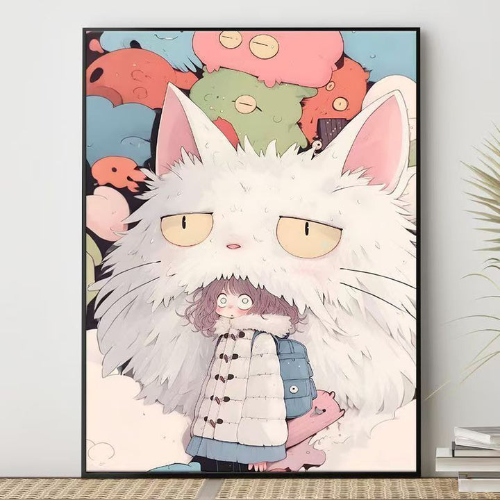 Cute Character Illustration Canvas Art Kalsten