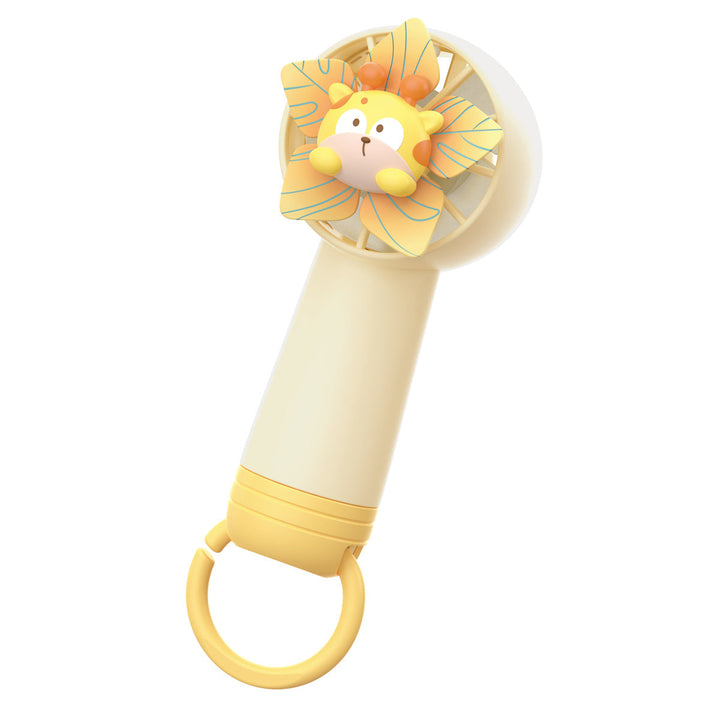 Unisex Portable Hand Fan with Cheerful Rabbit Design Kalsten