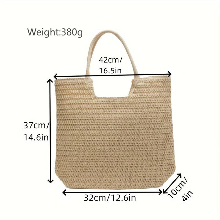 Handwoven tote bag with structured weaving Kalsten