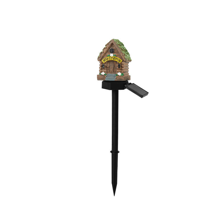 Whimsical Solar-Powered LED Fairy House Garden Stake Kalsten