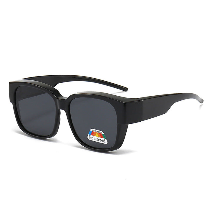 Women's stylish rectangular sunglasses with yellow lenses Kalsten
