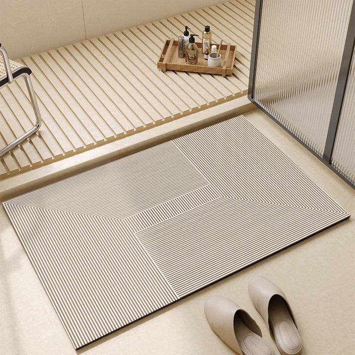Elegant Textured Bath Mat