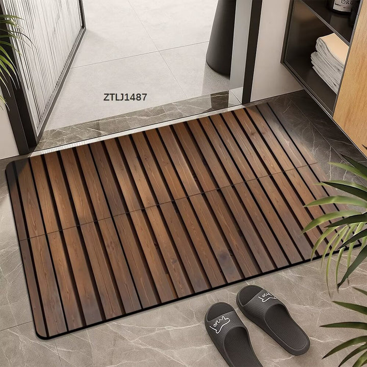 Textured Geometric Area Mat Kalsten