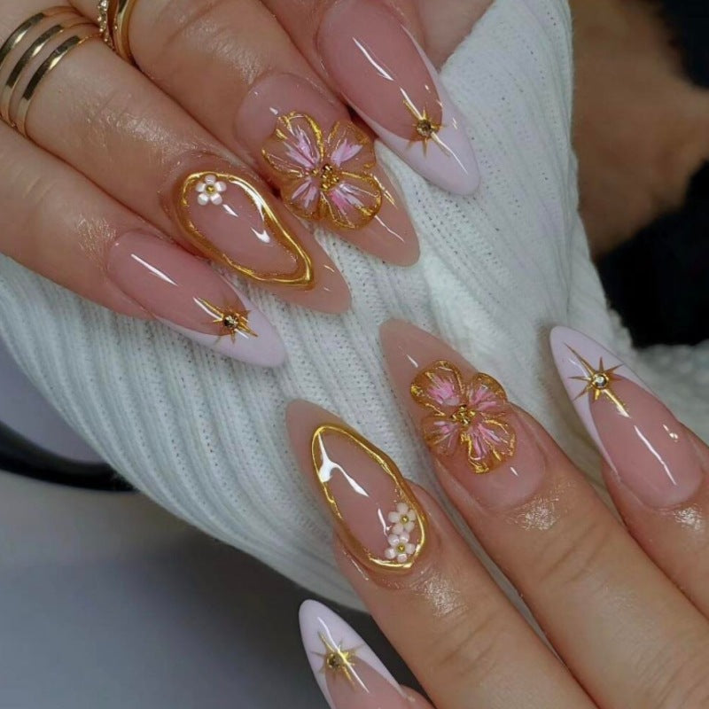 Animal-Inspired Press-On Nail Art Set Kalsten