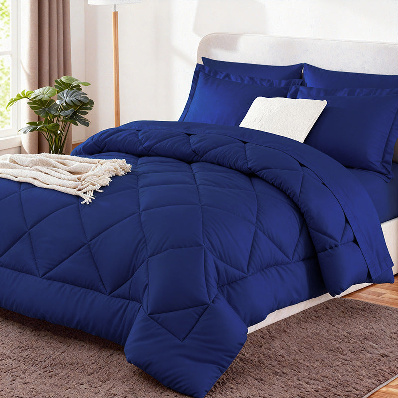 Luxurious Diamond Quilted Comforter Set Kalsten