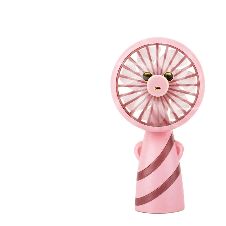 Women's Portable Mini Hand Fan in Cute Bear Design Kalsten