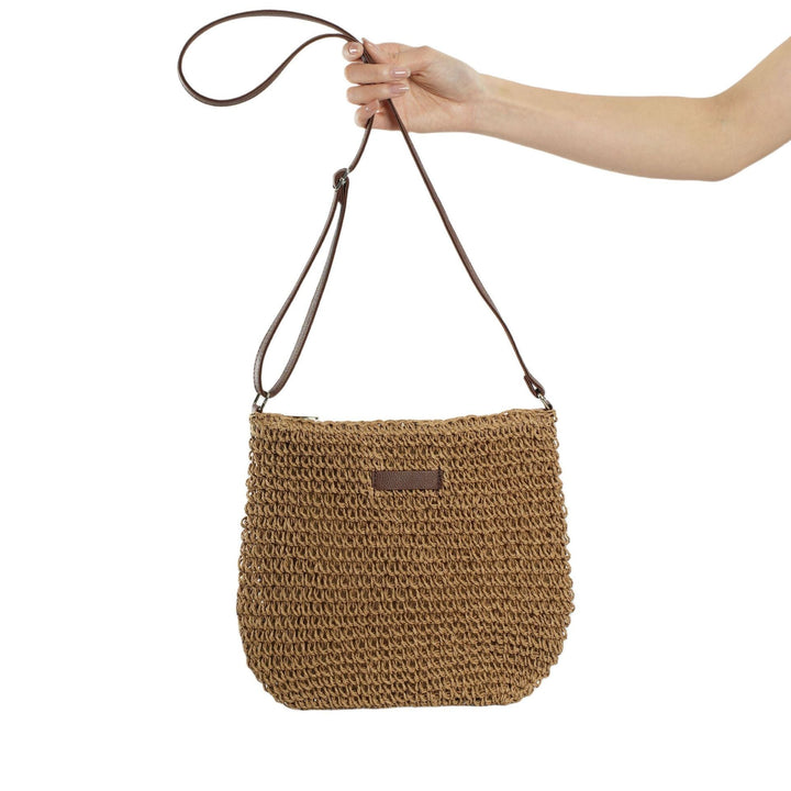 Handcrafted Rattan Crossbody Bag Kalsten