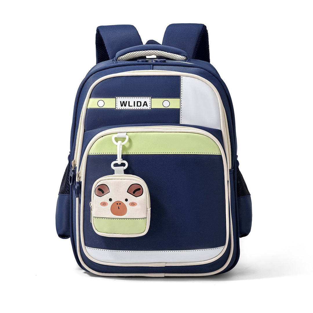 Girls' Cute Cat-Design School Backpack