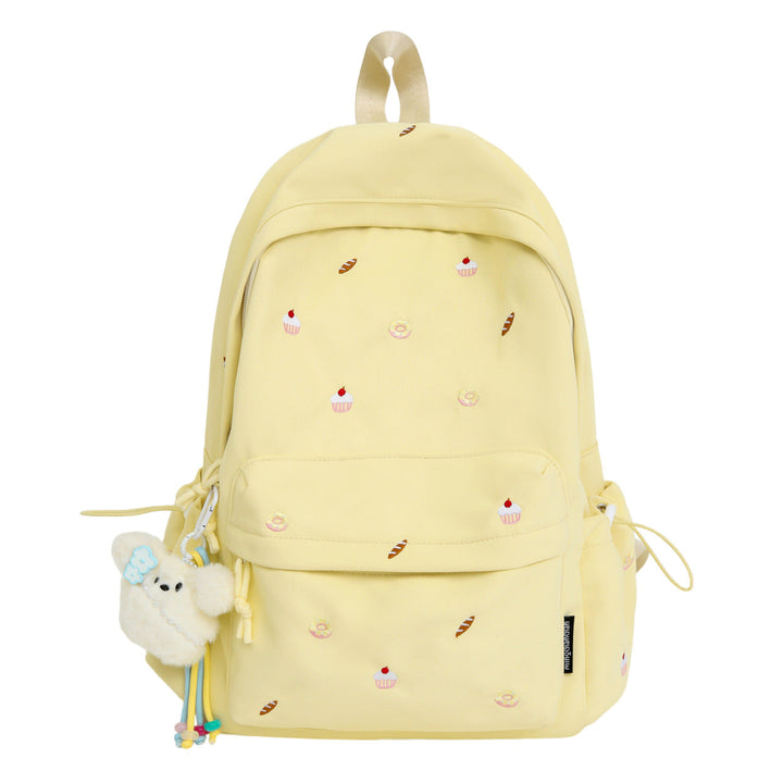 Playful backpack with unique back pattern appliqués Kalsten