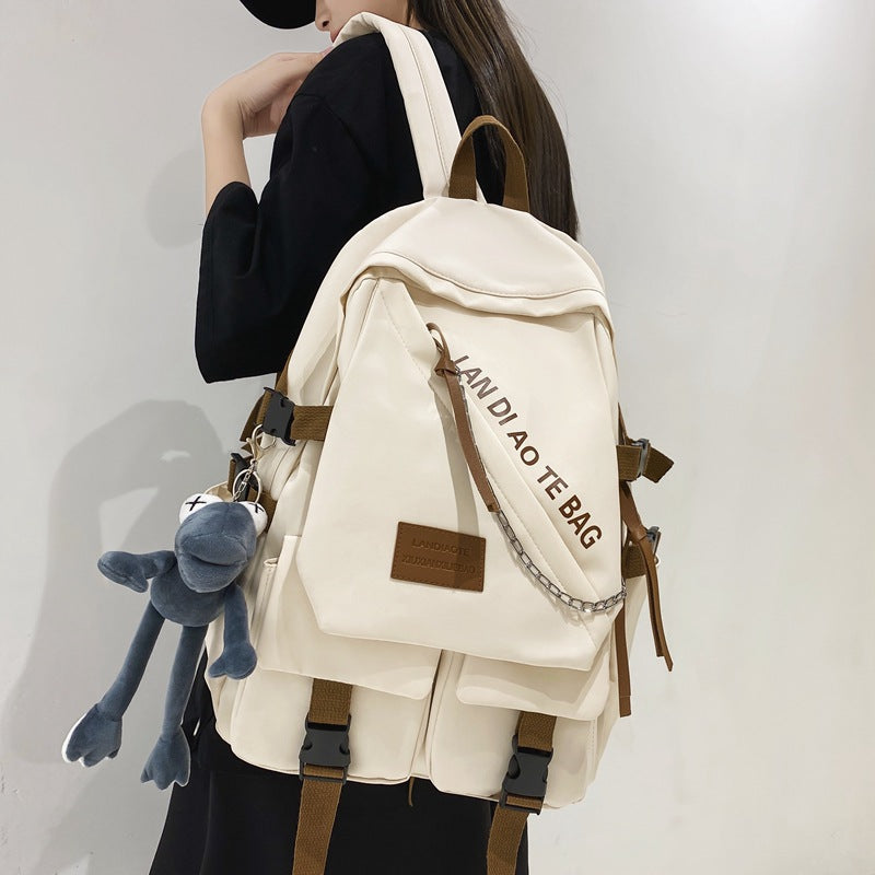 Casual Multi-Pocket School Backpack Kalsten