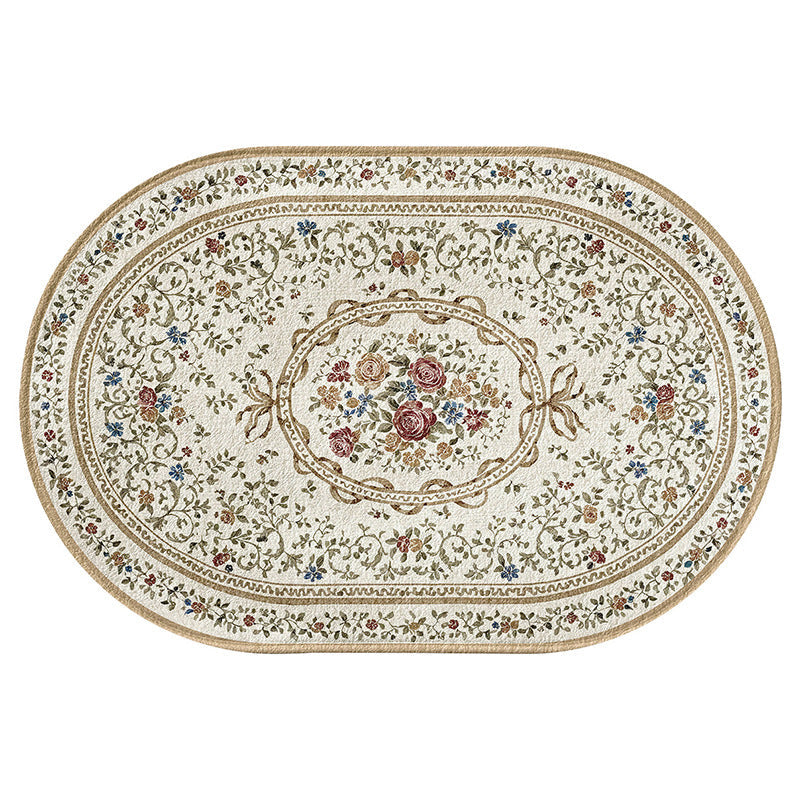 Elegant Floral Design Area Rug Kalsten