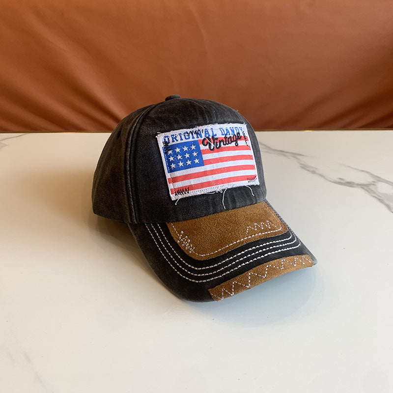 Women's Vintage-Inspired Distressed Baseball Cap Kalsten