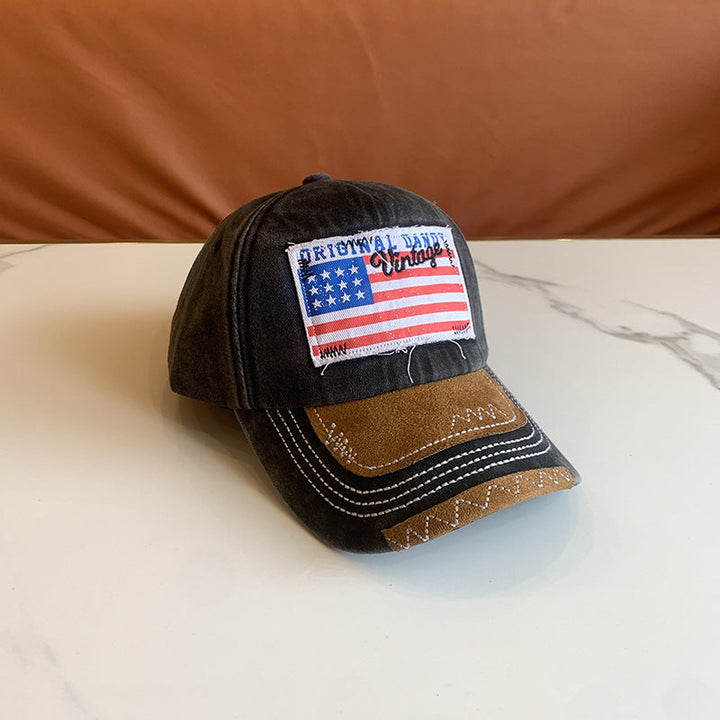 Women's Vintage-Inspired Distressed Baseball Cap Kalsten