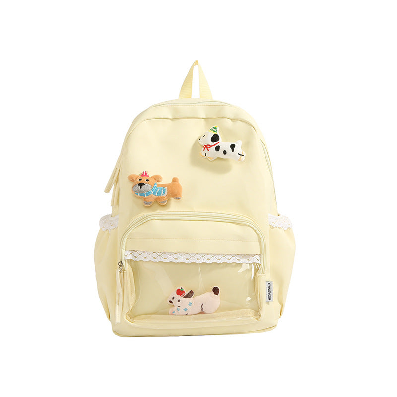 Cute Animal-Themed Embroidered Backpack Kalsten
