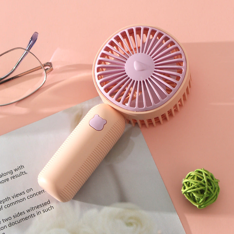 Unisex Portable Handheld Fan with Ergonomic Design and Rechargeable Battery Kalsten