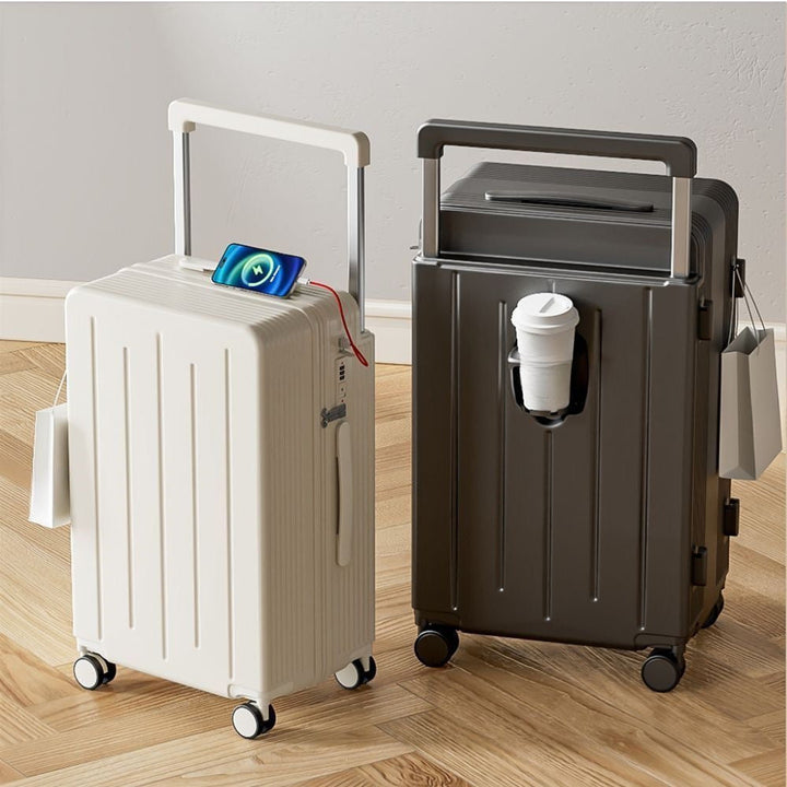 Hard-shell suitcase with integrated USB charging function Kalsten