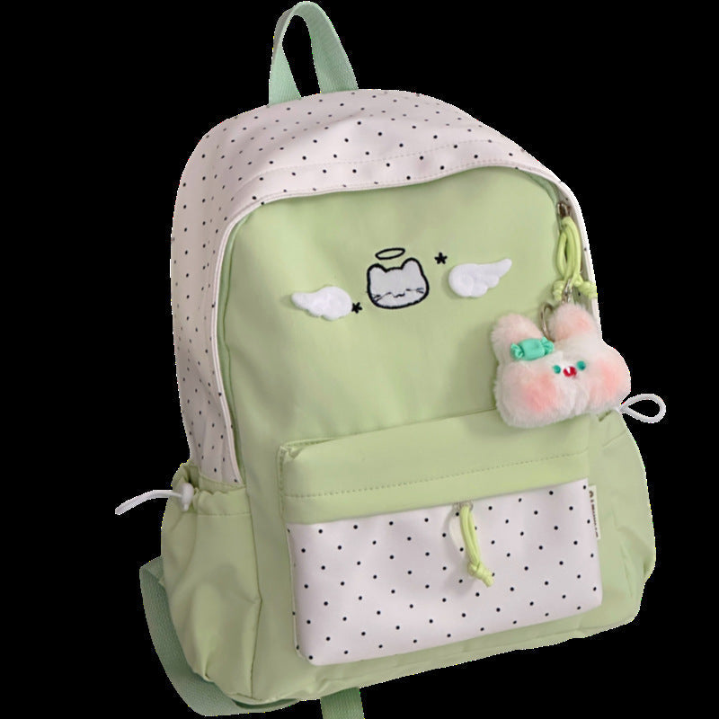 Cute Character Embroidered Backpack Kalsten