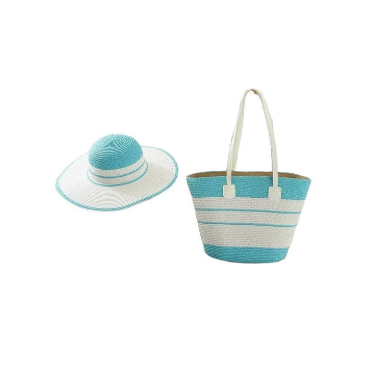 Beach bag with colorful stripes Kalsten
