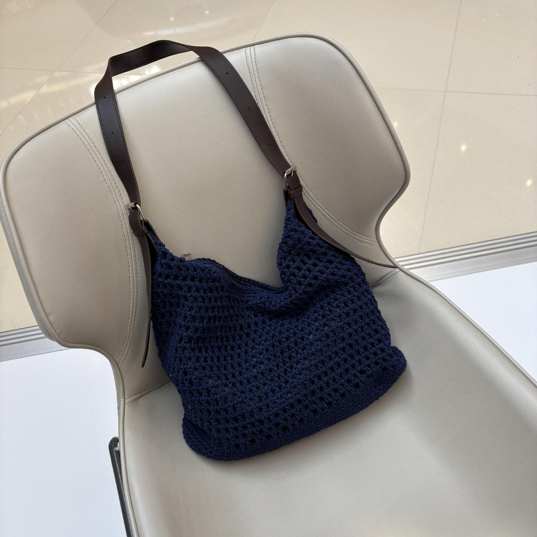 Hand-knotted strap bag Kalsten