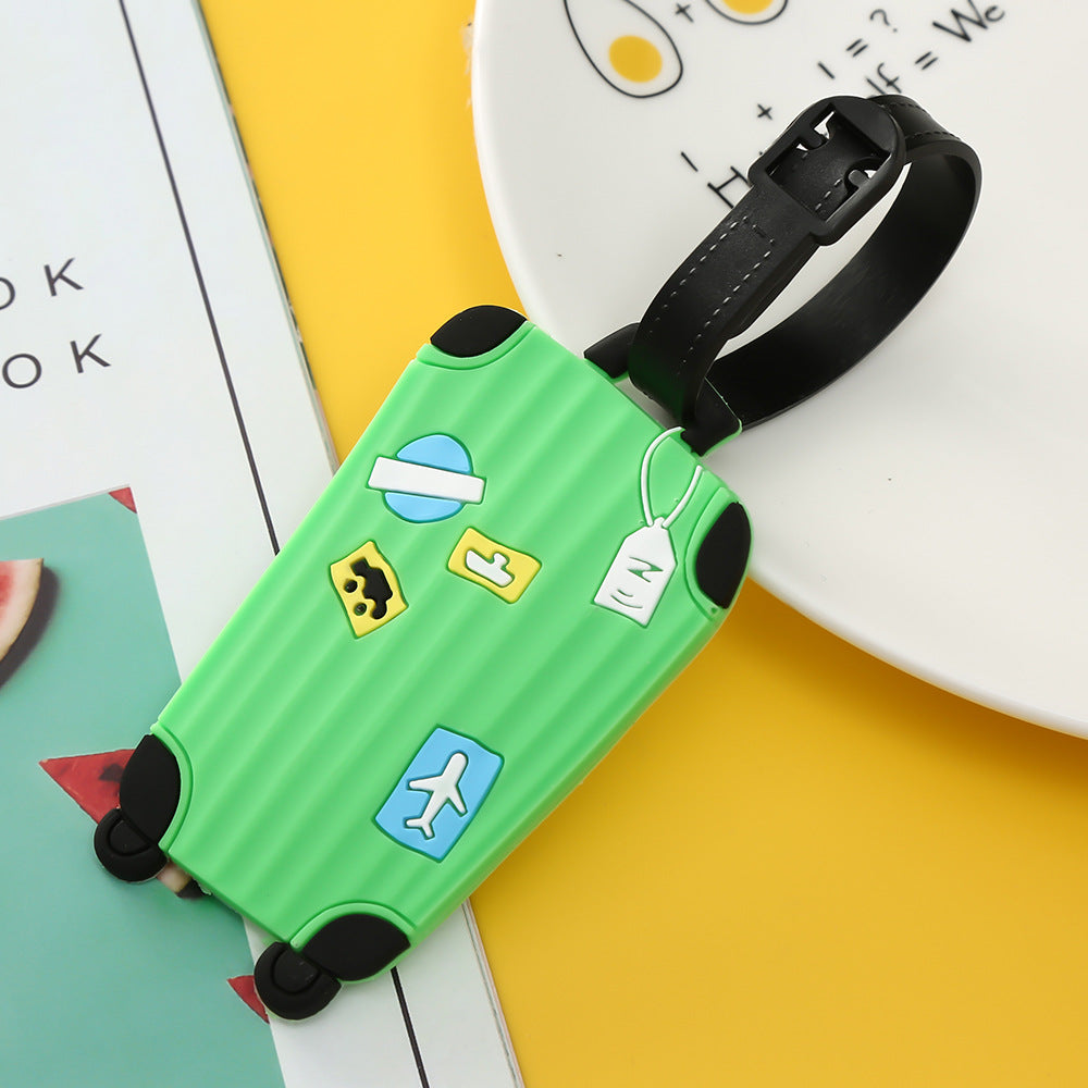 Unisex Luggage Tag in Modern Suitcase Design Kalsten