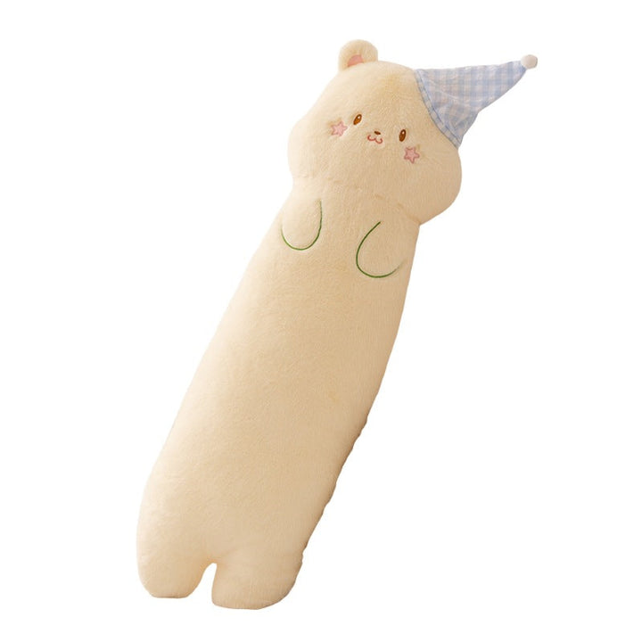Plush neck roll with kitten motif Kalsten