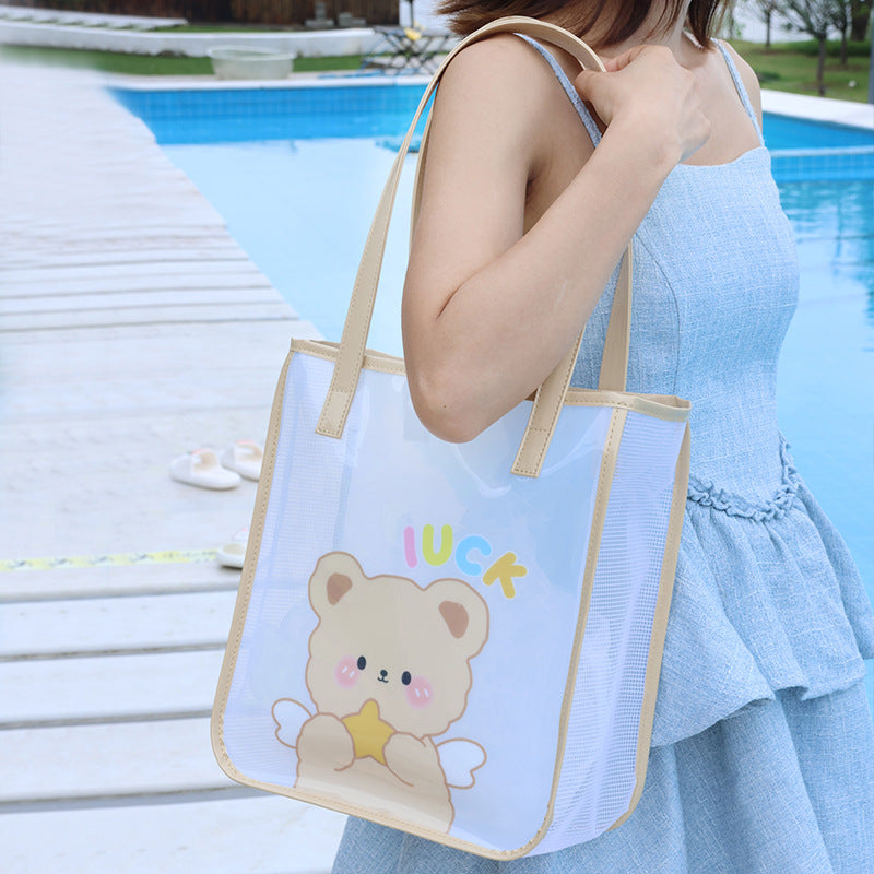 Leisure Handbag With Cute Bear Design Kalsten