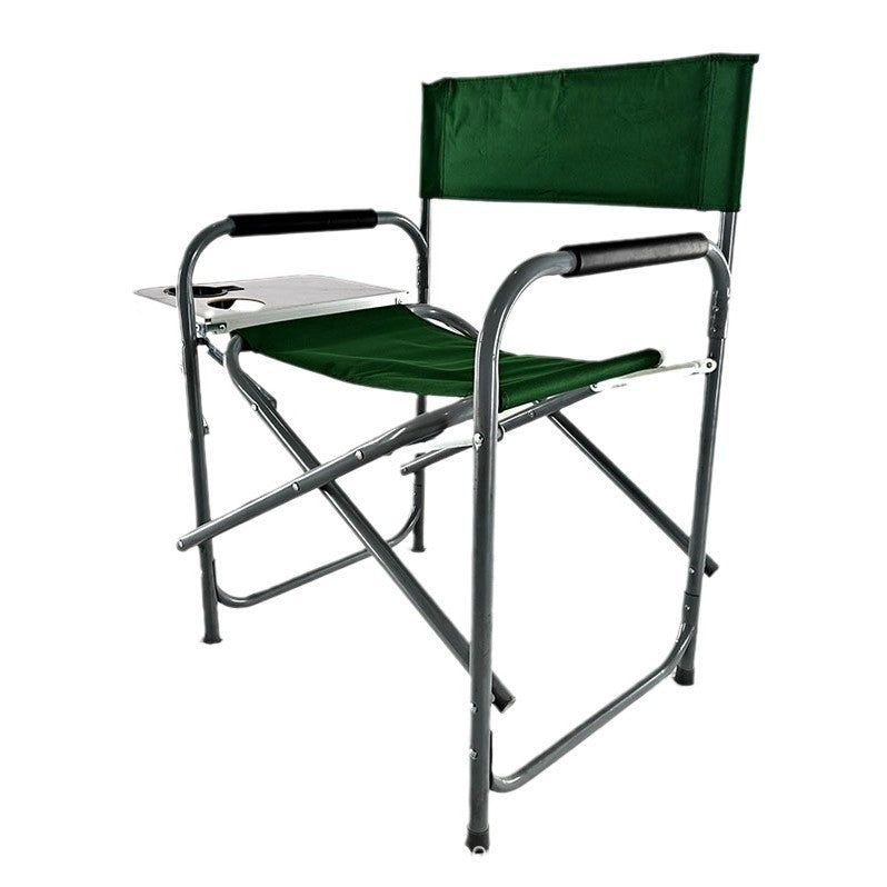 Comfortable Folding Chair With Side Shelf Kalsten