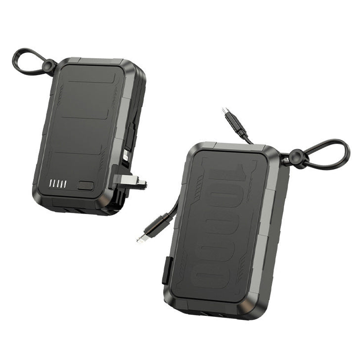 Robust Outdoor Power Bank with Integrated Solar Charging Technology Kalsten