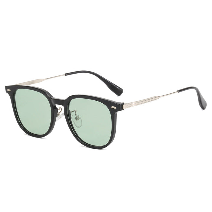 Women's clear rectangular glasses with delicate metal frame Kalsten