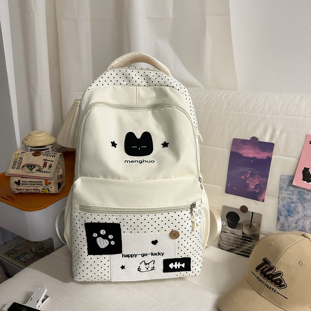 Cute Character-Themed Lightweight School Backpack