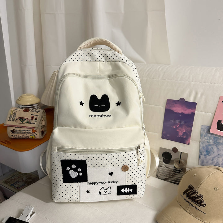 Cute Character-Themed Lightweight School Backpack