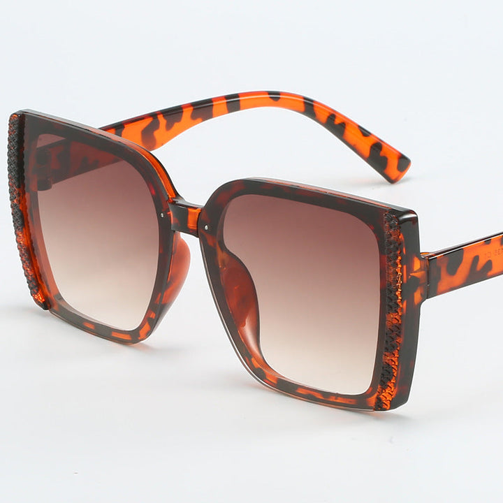 Women oversized designer sunglasses in modern woven design Kalsten