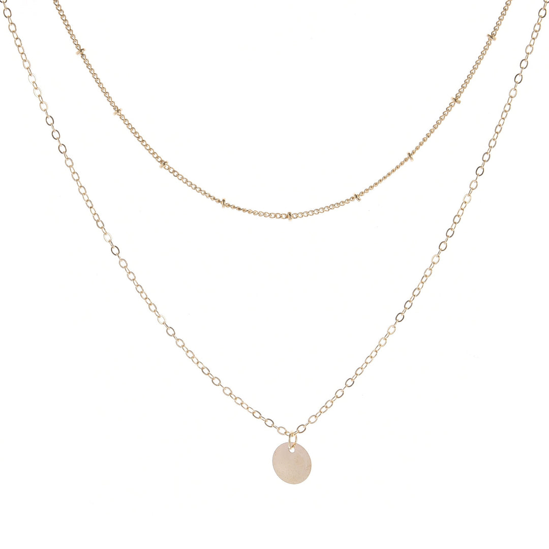 Layered Elegant Chain Necklace Kalsten