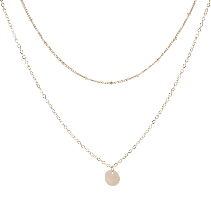 Layered Elegant Chain Necklace Kalsten