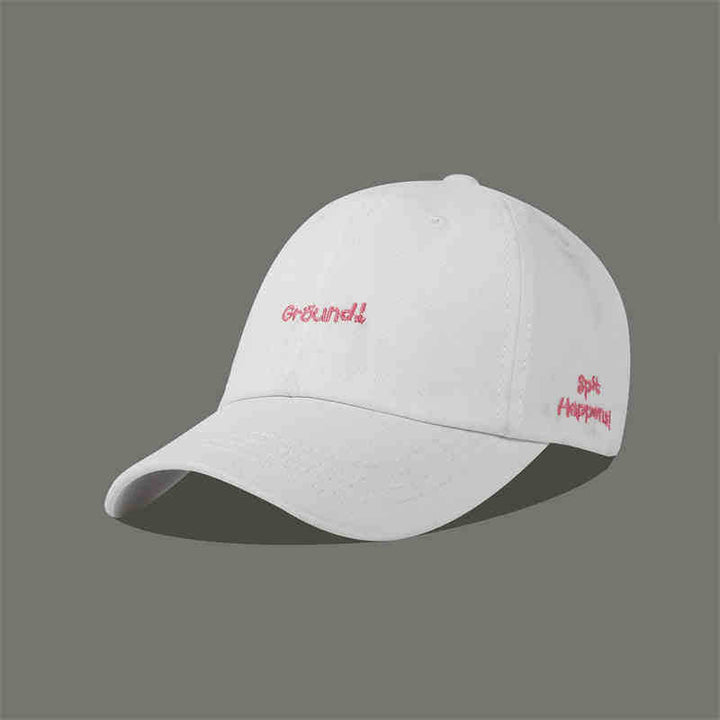 Women's Motivational Text Embroidered Cap Kalsten