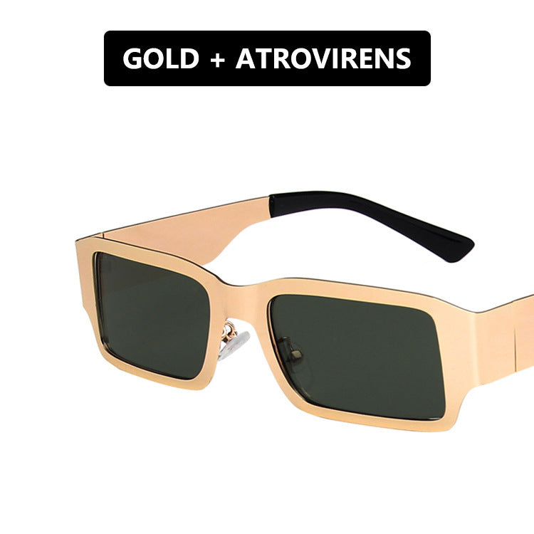 Women's geometric sunglasses with protective UV filter and sturdy metal frame Kalsten