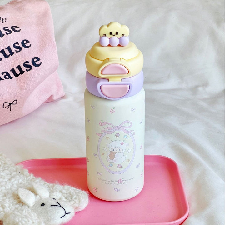 Women's water bottle with innovative lid Kalsten