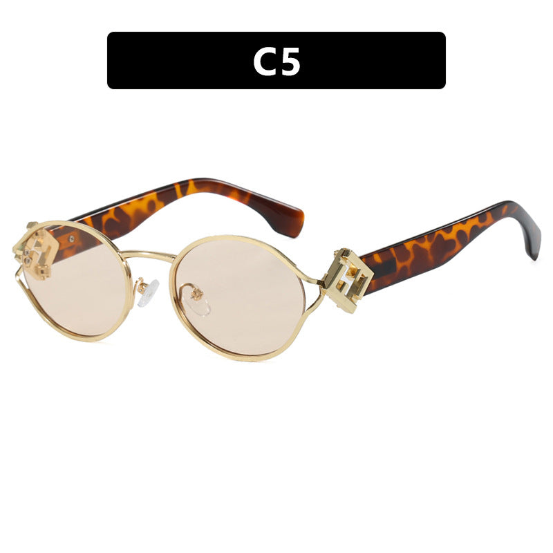 Ladies fashionable sunglasses with elegant metal frame and UV protection Kalsten