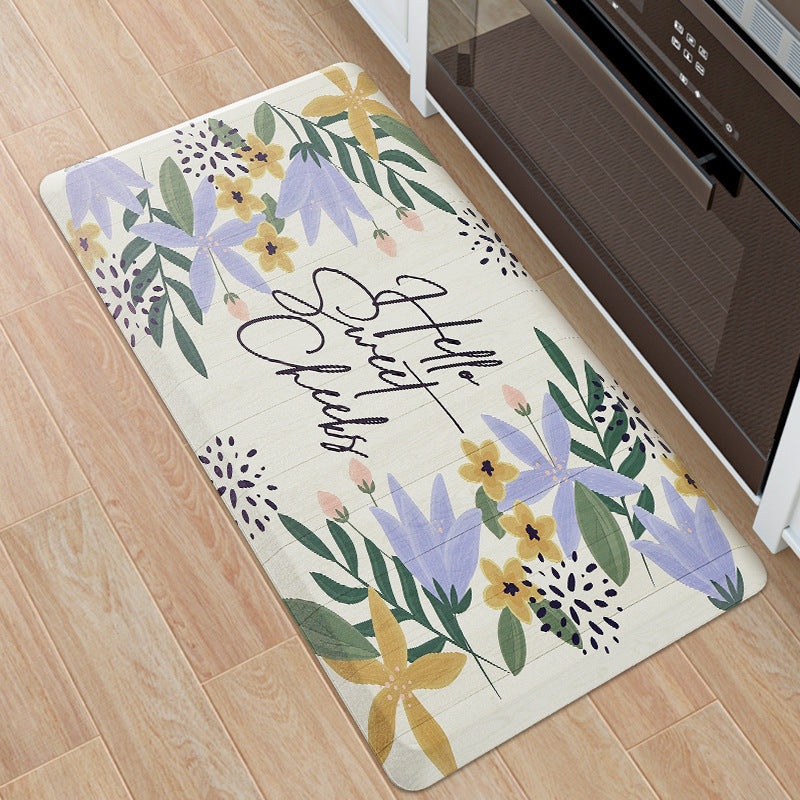 Floral Kitchen Mat Kalsten