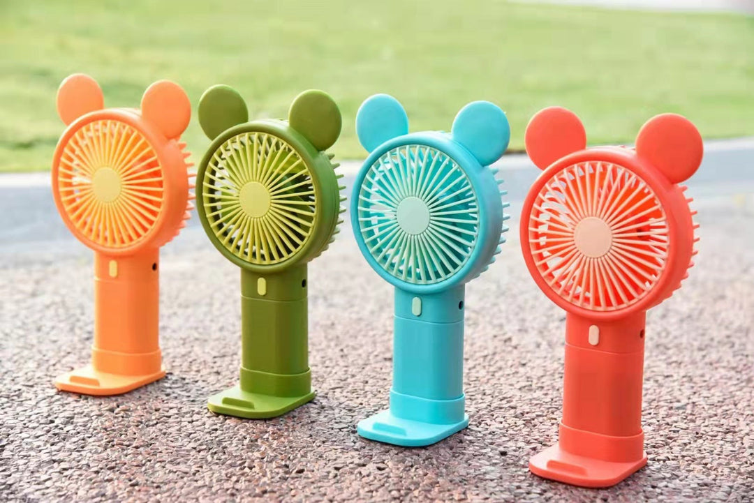 Ladies Portable Handheld Fan with Creative Flower Design Kalsten