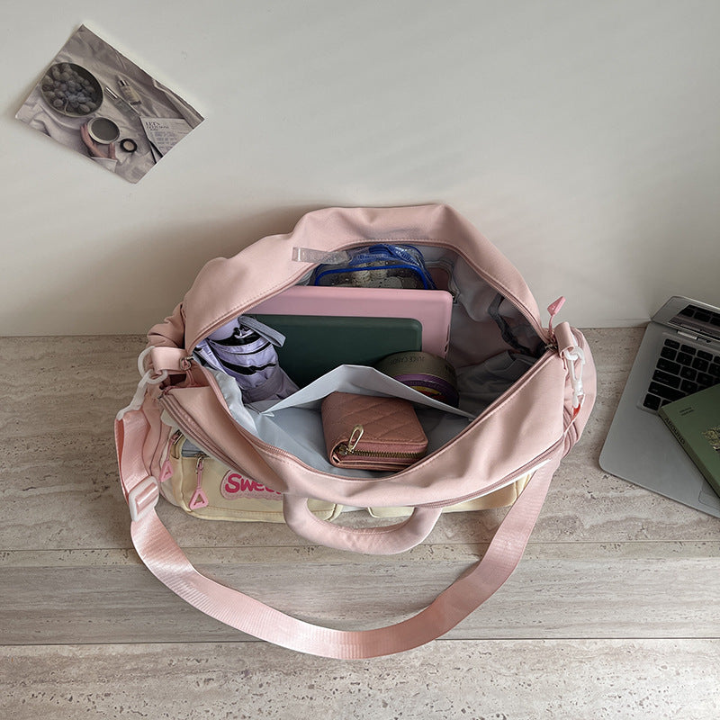 Sporty Shoulder Bag With Multifunctional Compartments Kalsten