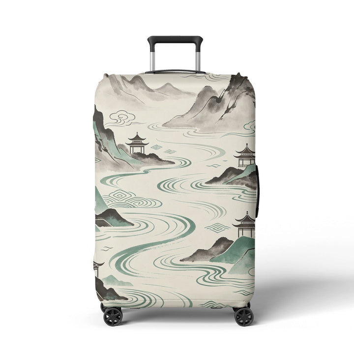 Women Hard Shell Suitcase in Elegant Bamboo Design Kalsten