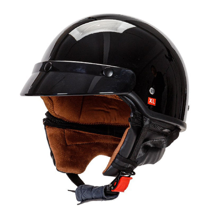 Lightweight Open-Face Motorcycle Helmet with Padded Interior Kalsten