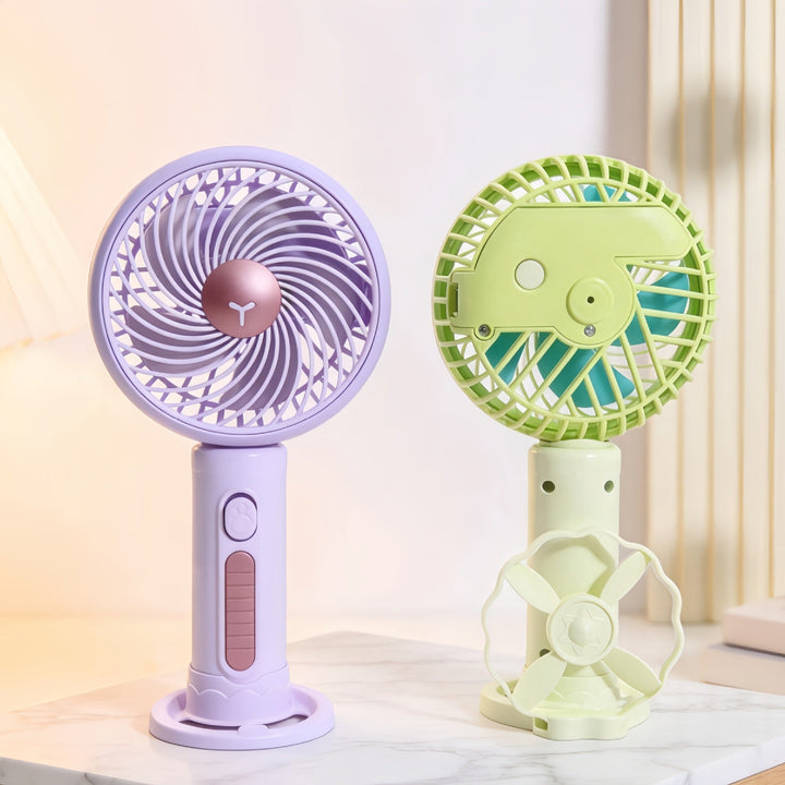 Ladies Portable Mini Handheld Fan with Flexible Tilt Adjustment Kalsten