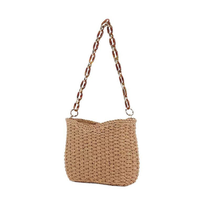 Handbag Made of Braided Natural Material Kalsten