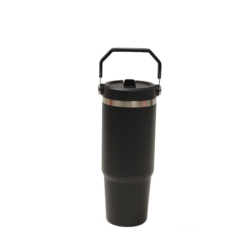 Unisex insulated cup with stable handling and practical folding device Kalsten