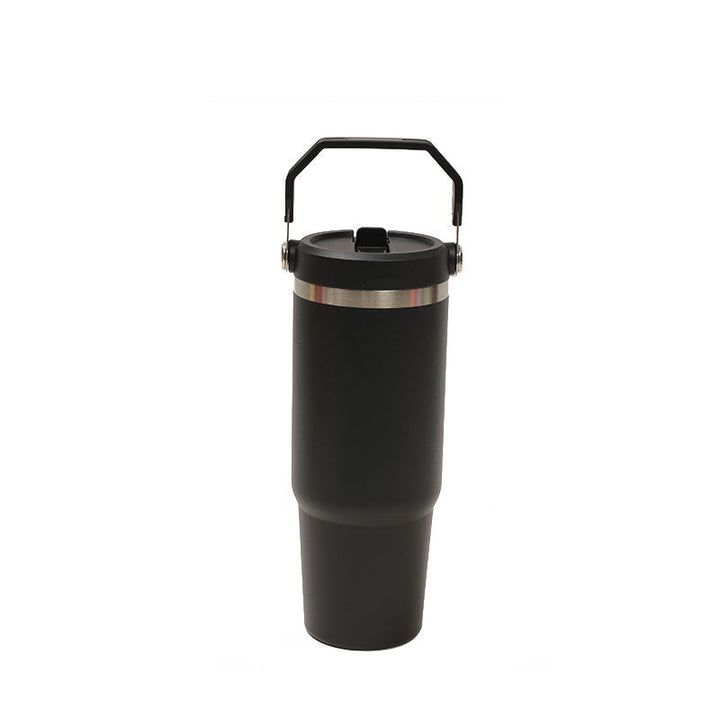 Unisex insulated cup with stable handling and practical folding device Kalsten